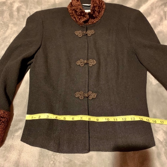 Talbots Black and Brown Blazer - Picture 4 of 6
